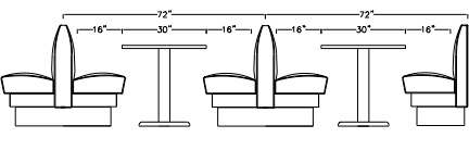 Restaurant Booth Dimensions: Booth Measurements & Size Guide